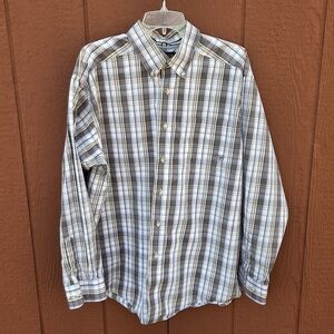 Ariat Pro Series Button Down Shirt Mens XL Long Sleeve Plaid Cowboy Western Wear